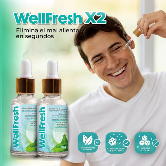 Elimina mal aliento Well fresh X2 - Lujo eterno