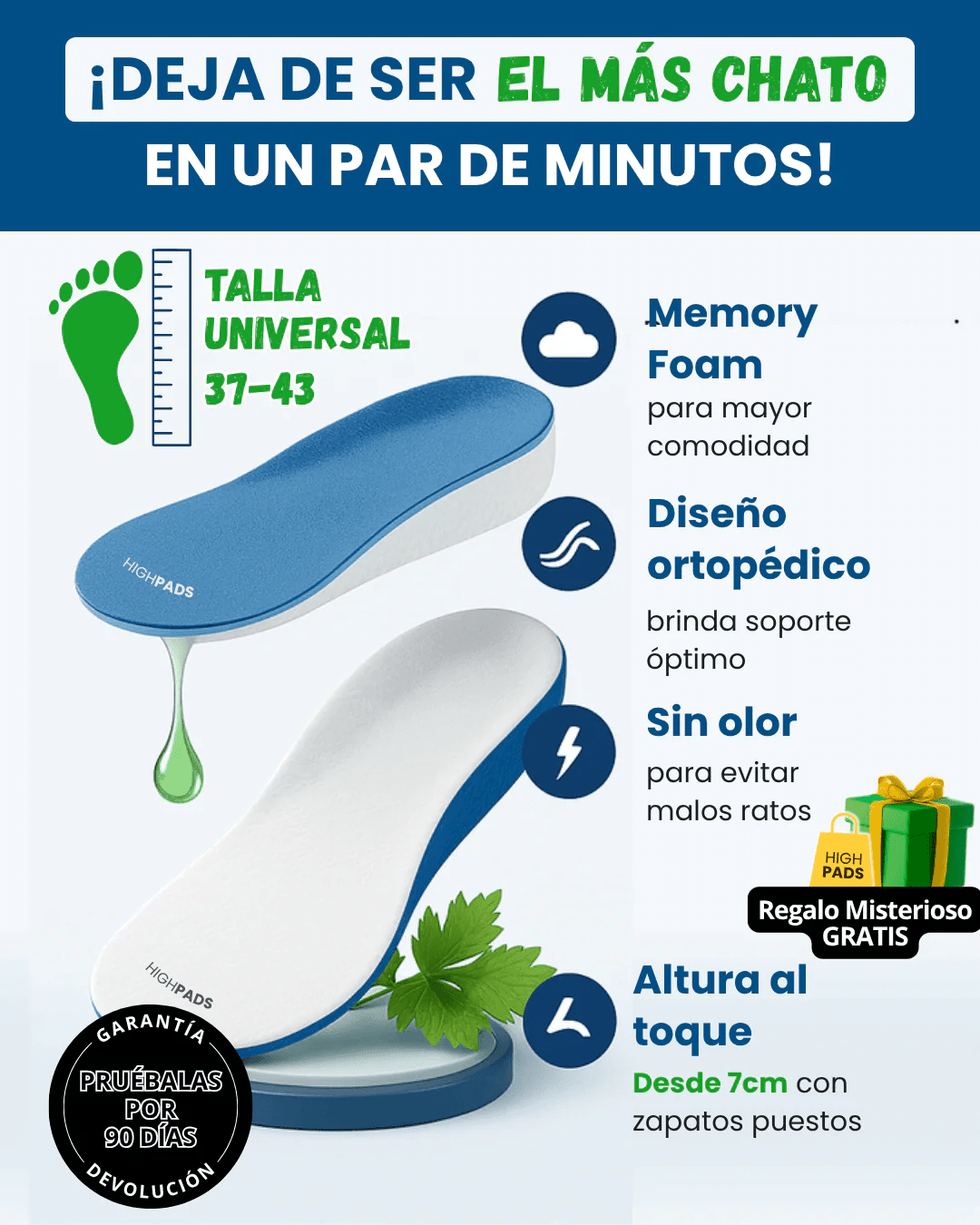 Par HighPads Ortopédicos Brandone - Lujo eterno